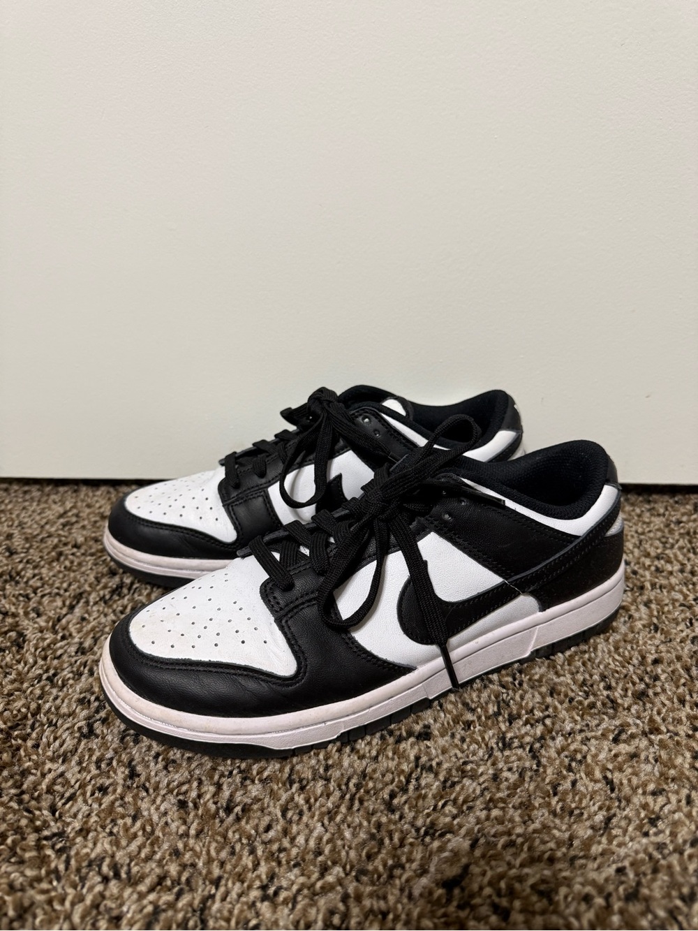 Nike Black and White Low-Top Sneakers